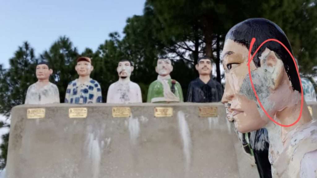 धादिङको नीलकण्ठ– ५ खाल्टेमा सहिद सालिक भत्किन थाल्यो